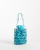 ASOS DESIGN ASOS DESIGN beaded bucket clutch in turquoise-Blue - 4