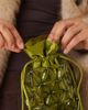 ASOS DESIGN ASOS DESIGN beaded bucket clutch purse in olive-Green - 2