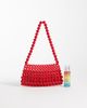 ASOS DESIGN ASOS DESIGN beaded clutch purse in red - 2