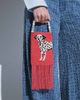 ASOS DESIGN ASOS DESIGN beaded dalmatian clutch bag-RED - 1