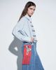 ASOS DESIGN ASOS DESIGN beaded dalmatian clutch bag-RED - 3