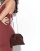 ASOS DESIGN ASOS DESIGN beaded frame clutch in chocolate-Brown - 3