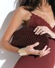 ASOS DESIGN ASOS DESIGN beaded frame clutch in chocolate-Brown - 4
