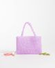 ASOS DESIGN ASOS DESIGN beaded mini clutch purse with handle in purple - 2