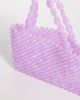 ASOS DESIGN ASOS DESIGN beaded mini clutch purse with handle in purple - 4