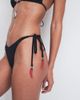 ASOS DESIGN ASOS DESIGN Belle embellished tie side bikini bottoms with beaded chili charms in black - 2