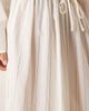 ASOS DESIGN ASOS DESIGN Belle linen blend beach skirt in mono stripe-White - 3