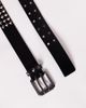 ASOS DESIGN ASOS DESIGN belt with diamond pyramid studs in black - 2