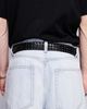 ASOS DESIGN ASOS DESIGN belt with diamond pyramid studs in black - 3