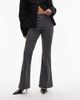 ASOS DESIGN ASOS DESIGN bengaline slim flare pants in gray heather - 1