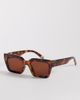 ASOS DESIGN ASOS DESIGN bevel square fashion glasses in tort-Brown - 1