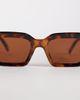 ASOS DESIGN ASOS DESIGN bevel square fashion glasses in tort-Brown - 2
