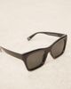 ASOS DESIGN ASOS DESIGN beveled cat eye sunglasses in shiny black - 2