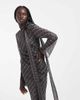 ASOS DESIGN ASOS DESIGN bias cut chiffon midaxi dress with matching scarf in plaid print-Multi - 2