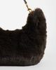 ASOS DESIGN ASOS DESIGN big fur shoulder in chocolate-Brown - 4