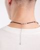 ASOS DESIGN ASOS DESIGN black cord and square beaded necklace in multi - 3