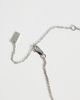 ASOS DESIGN ASOS DESIGN black square pendant necklace in silver - 3