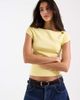 ASOS DESIGN ASOS DESIGN boat neck short sleeve baby tee buttermilk-Yellow - 1
