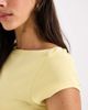 ASOS DESIGN ASOS DESIGN boat neck short sleeve baby tee buttermilk-Yellow - 3
