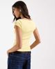ASOS DESIGN ASOS DESIGN boat neck short sleeve baby tee buttermilk-Yellow - 4