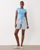 ASOS DESIGN ASOS DESIGN boat neck short sleeve baby tee in washed blue - 2