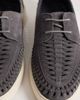 ASOS DESIGN ASOS DESIGN boat shoe in gray leather with weave detail - 2