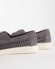 ASOS DESIGN ASOS DESIGN boat shoe in gray leather with weave detail - 4