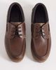 ASOS DESIGN ASOS DESIGN boat shoes with cleated sole in brown leather - 2