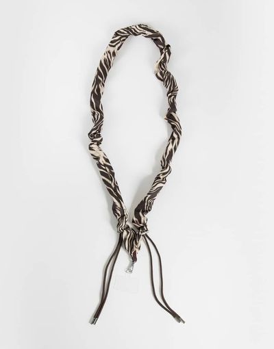 ASOS DESIGN ASOS DESIGN body phone strap in zebra print-MULTI