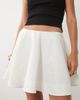 ASOS DESIGN ASOS DESIGN bonded circle voluminous skirt in cloud white - part of a set - 3