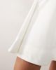ASOS DESIGN ASOS DESIGN bonded circle voluminous skirt in cloud white - part of a set - 4