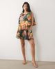 ASOS DESIGN ASOS DESIGN bonded circle voluminous skirt in fruit print - part of a set-Multi - 2