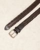 ASOS DESIGN ASOS DESIGN bonded woven leather belt in black - 2