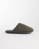 ASOS DESIGN ASOS DESIGN borg mule slippers in mocha-Brown - 1