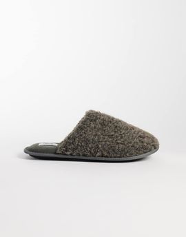 ASOS DESIGN ASOS DESIGN borg mule slippers in mocha-Brown