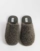 ASOS DESIGN ASOS DESIGN borg mule slippers in mocha-Brown - 2