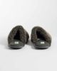 ASOS DESIGN ASOS DESIGN borg mule slippers in mocha-Brown - 4