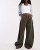 ASOS DESIGN ASOS DESIGN Bow Barrel Jeans in khaki-Blue - 1