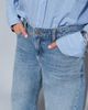 ASOS DESIGN ASOS DESIGN bow barrel leg jeans in light-medium blue - 4