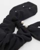 ASOS DESIGN ASOS DESIGN bow scrunchie in pearl embellished black velvet - 4
