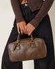 ASOS DESIGN ASOS DESIGN bowler mini purse in washed brown - 1