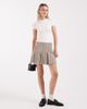 ASOS DESIGN ASOS DESIGN box pleats tailored mini skirt in brown micro plaid - 1