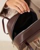 ASOS DESIGN ASOS DESIGN boxy bowler bag with tonal strap in burgundy-Red - 4