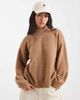 ASOS DESIGN ASOS DESIGN boxy fit fluffy knit sweater with high neck in mocha-Brown - 2