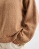 ASOS DESIGN ASOS DESIGN boxy fit fluffy knit sweater with high neck in mocha-Brown - 3