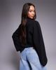 ASOS DESIGN ASOS DESIGN boxy moulded sleeve blazer in black - 3
