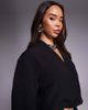 ASOS DESIGN ASOS DESIGN boxy moulded sleeve blazer in black - 4