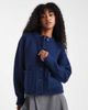 ASOS DESIGN ASOS DESIGN boxy oversized cardigan with pocket detail in navy - 1