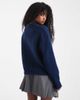 ASOS DESIGN ASOS DESIGN boxy oversized cardigan with pocket detail in navy - 4