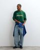 ASOS DESIGN ASOS DESIGN boxy oversized long sleeve t-shirt with Brazil graphic in washed green - 2